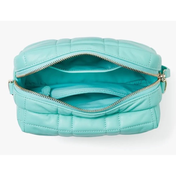 Kate Spade Softwhere Quilted Leather Small Convertible Crossbody Summer Rain - Picture 4 of 5